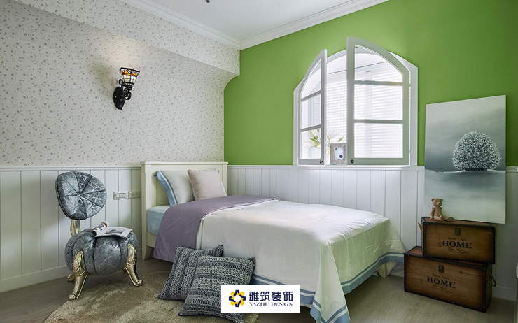 卧室图片来自湖南雅筑装饰在卓越浅水湾的分享