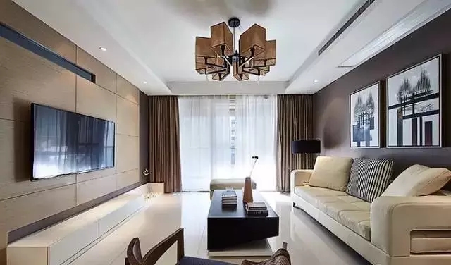 简约 三居 客厅图片来自实创装饰上海公司在137㎡现代三居优雅范儿！的分享