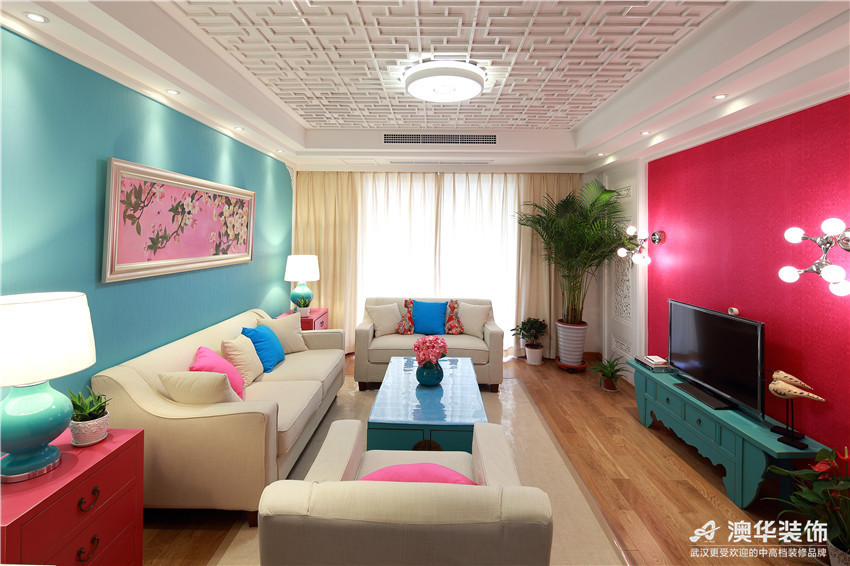 混搭 别墅 客厅图片来自澳华装饰-杨敏在空间色调家的分享