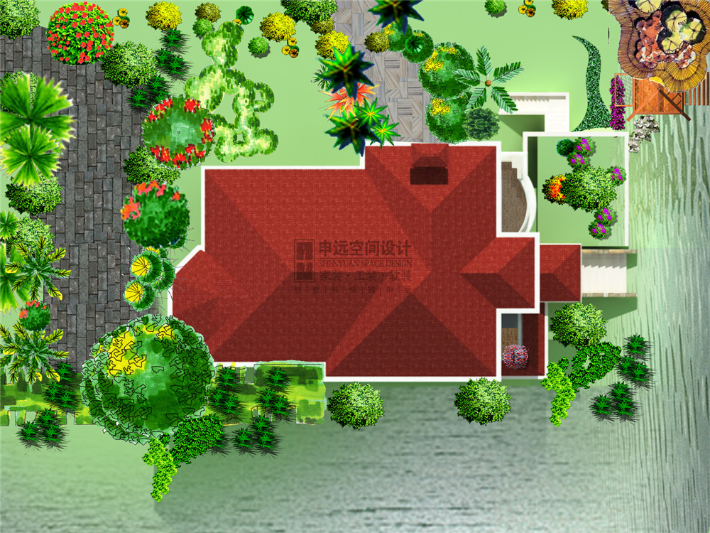 绿洲千岛 千岛花园 申远 别墅 装修 欧式 张咏 户型图图片来自用户5616949510在绿洲千岛花园   奢华欧式的分享