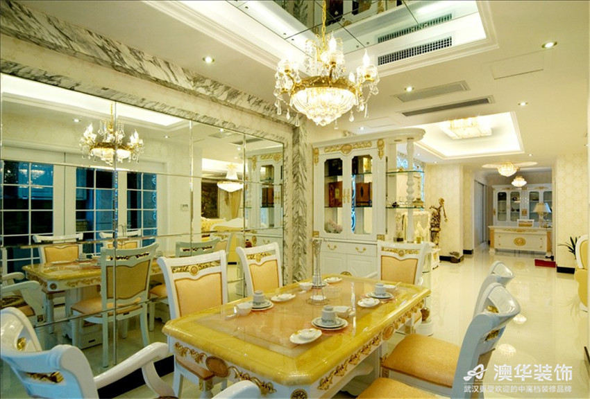 欧式 别墅 餐厅图片来自澳华会所-杨敏在顺驰博林园的分享
