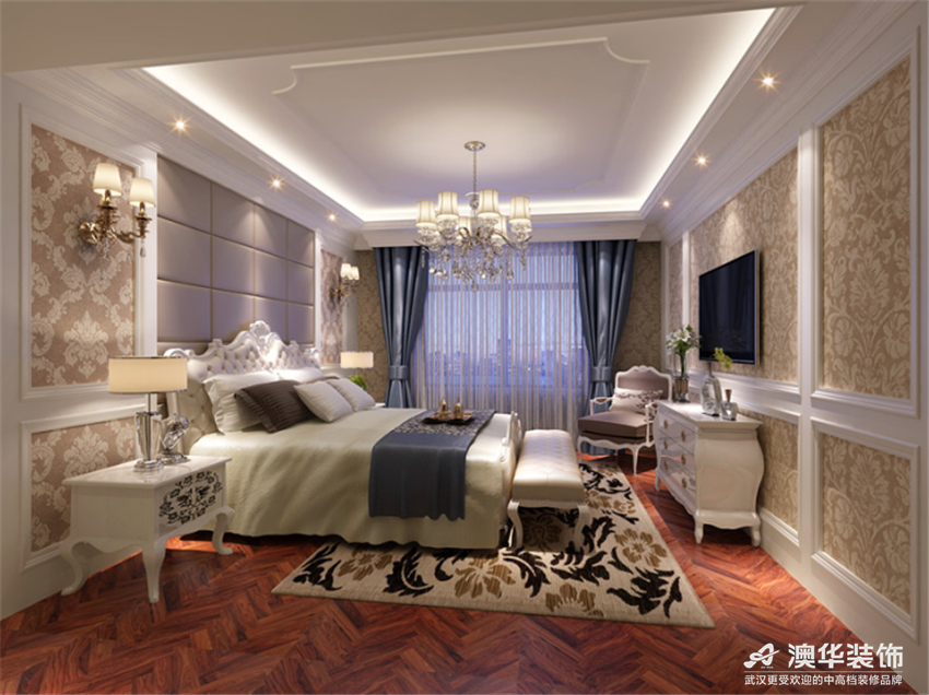 欧式 别墅 卧室图片来自澳华装饰-杨敏在精致细腻欧式风的分享