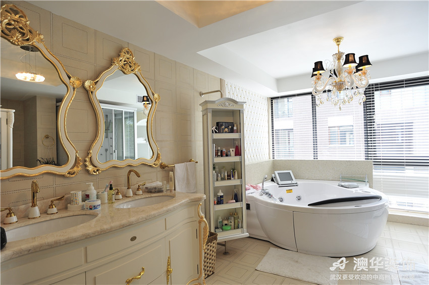 欧式 别墅 卫生间图片来自澳华装饰-杨敏在新时代的宫廷风的分享