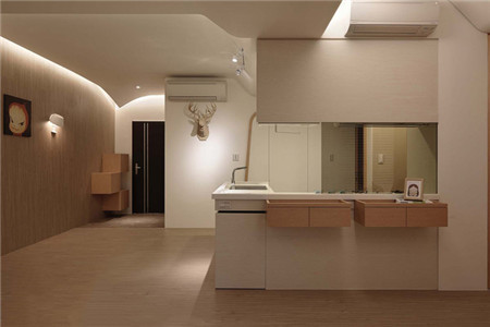 简约 厨房图片来自上海潮心装潢设计有限公司在现代风格的56平方米的一室晴居的分享