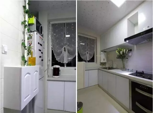 简约 二居 小户型装修 厨房图片来自实创装饰上海公司在63㎡小两居也大气！的分享