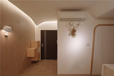 简约 卧室图片来自上海潮心装潢设计有限公司在现代风格的56平方米的一室晴居的分享