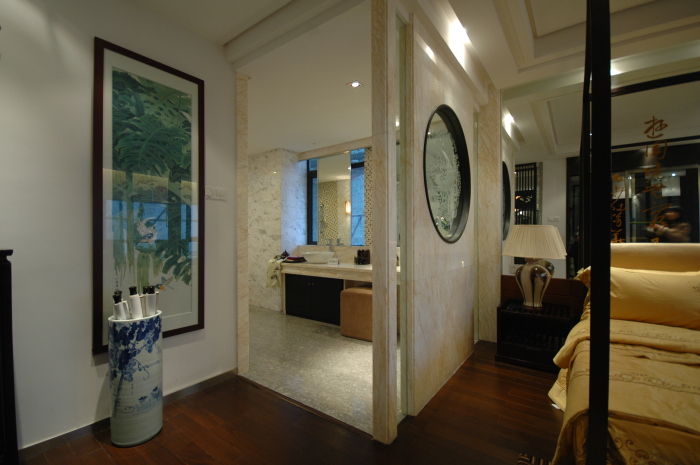 中式 卫生间图片来自成都居然之家高端设计中心在中式风格的保利心语小区的分享