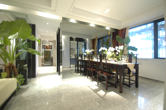中式 餐厅图片来自成都居然之家高端设计中心在中式风格的保利心语小区的分享