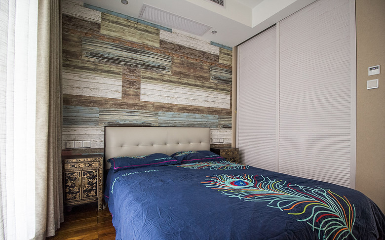 卧室图片来自家装大管家在儒雅绅士 103平中式简约素色3居的分享