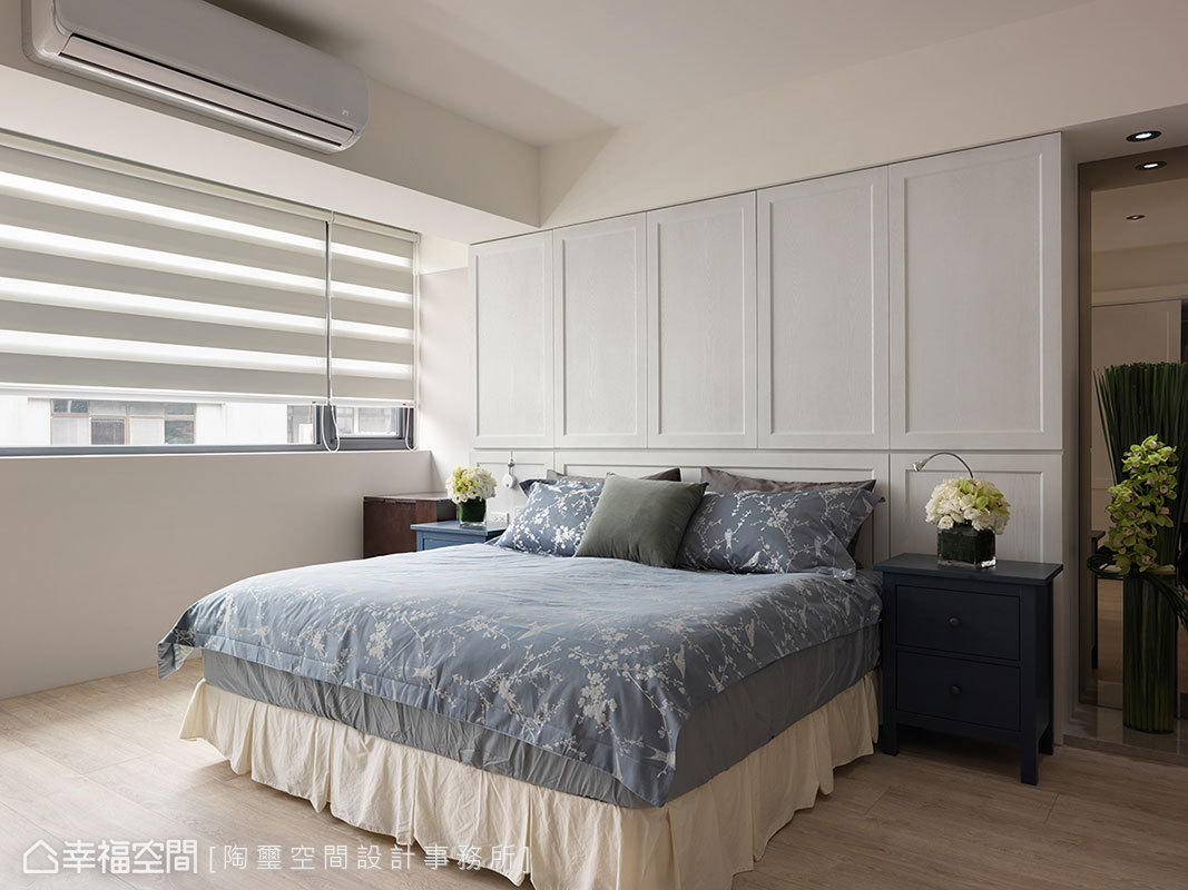 三居 现代 简约 欧式 卧室图片来自幸福空间在119平现代风格四维路蔡公馆的分享