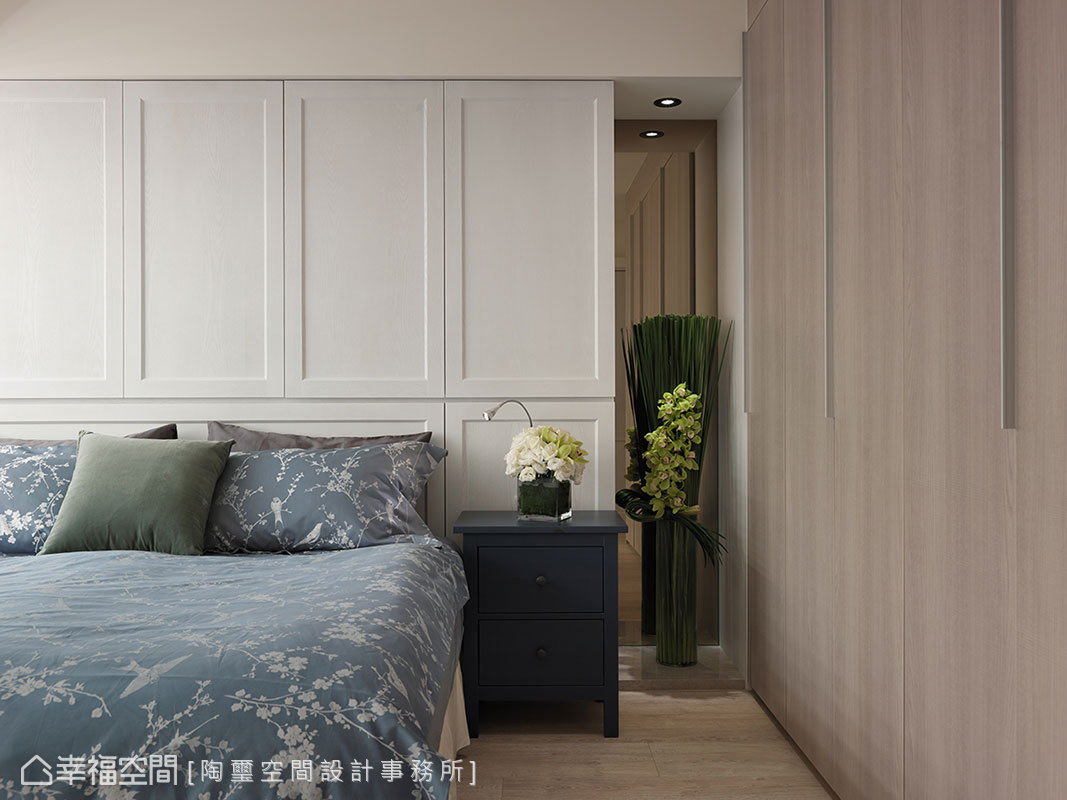 三居 现代 简约 欧式 卧室图片来自幸福空间在119平现代风格四维路蔡公馆的分享