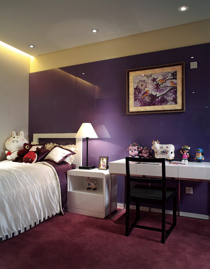 简约 紫色 高贵 优雅 儿童房图片来自北京合建高东雪在紫色为主的简约风格的分享