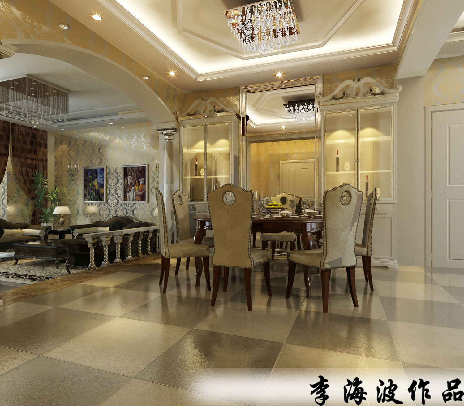 欧式 餐厅图片来自北京生活家健康家居馆赵庚新在王府一号的分享