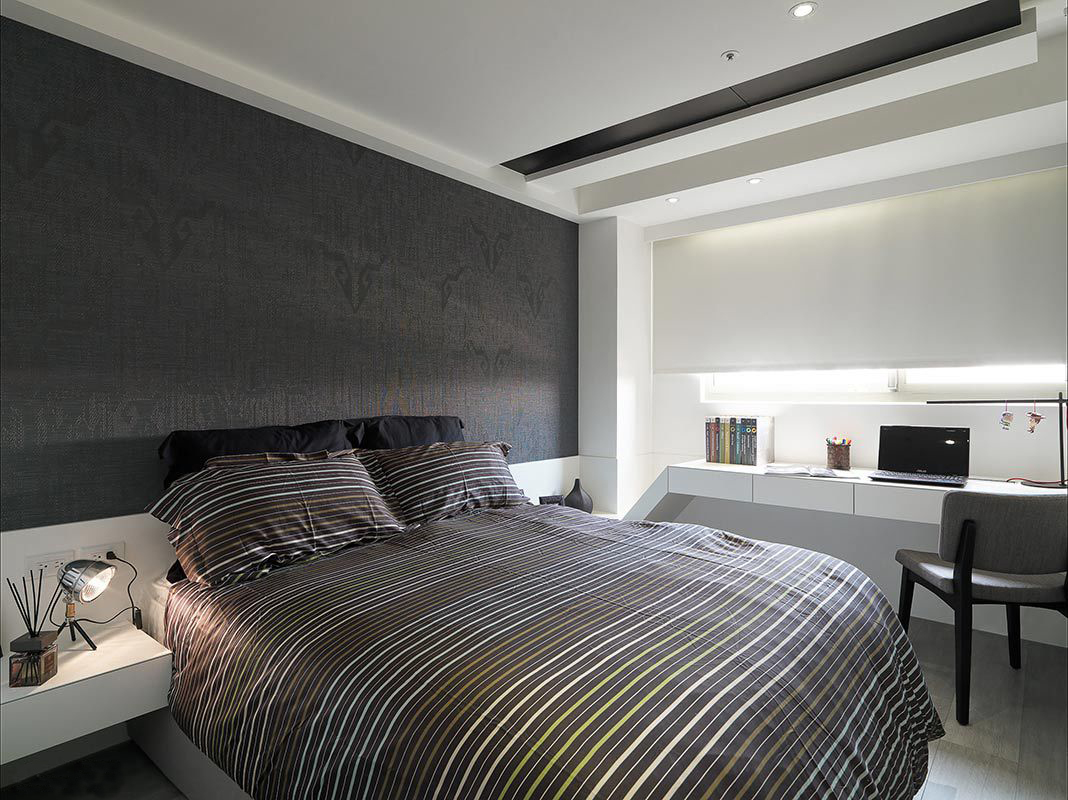 简约 三居 跃层 卧室图片来自二十四城装饰重庆分公司在东海岸的分享