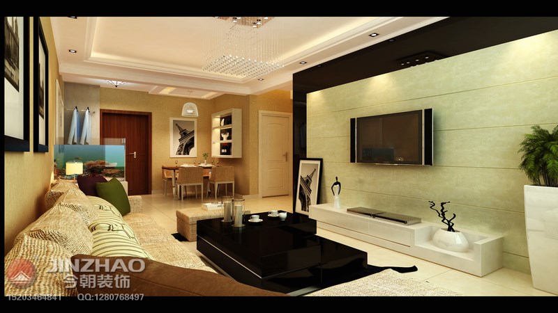 三居 客厅图片来自152xxxx4841在坤泽十里城 125平现代的分享