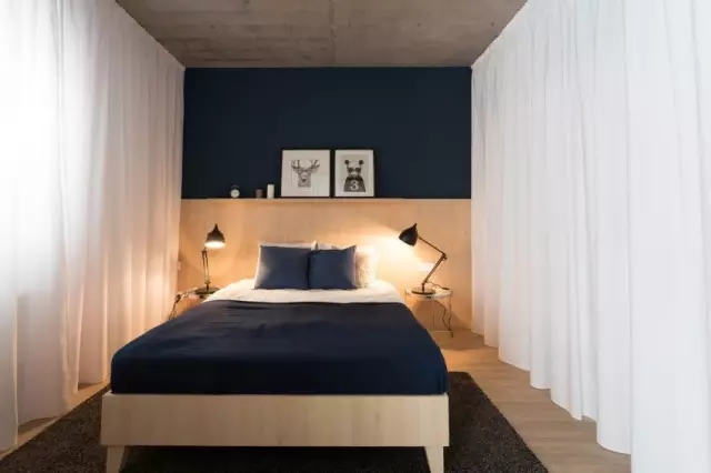 简约 一居 小户型 卧室图片来自实创装饰上海公司在设计师的48㎡一居室的分享
