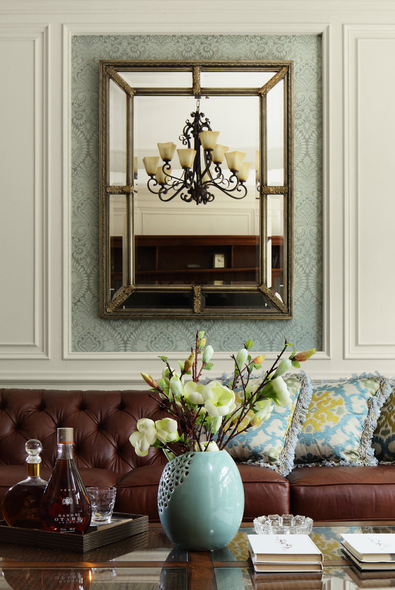 嘉年华装饰 别墅 美式 水岸枫林 251平 客厅图片来自武汉嘉年华装饰在美式风格-的分享