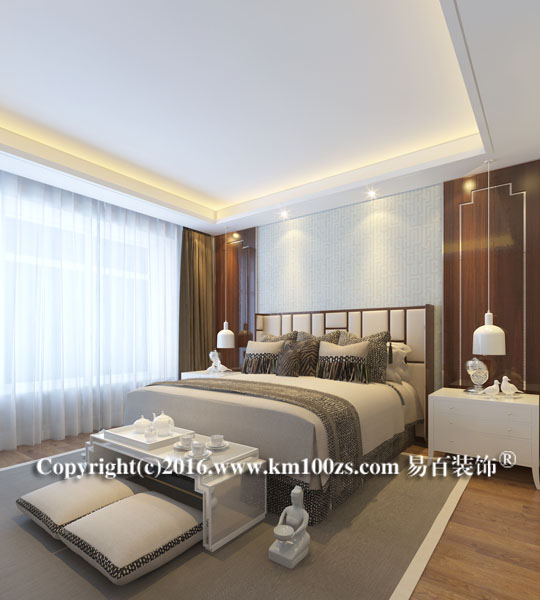 卧室图片来自昆明易百装饰-km100zs在龙江雅苑新中式风格的分享