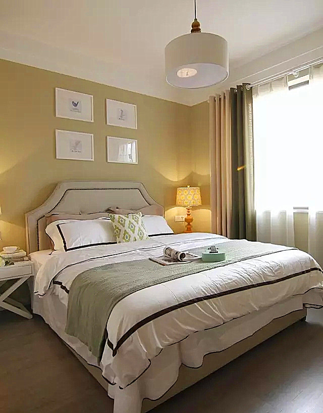 百合湾的 户型 优缺点 问题怎么解 卧室图片来自高度国际装饰宋增会在90平现代简美混搭 的家的分享