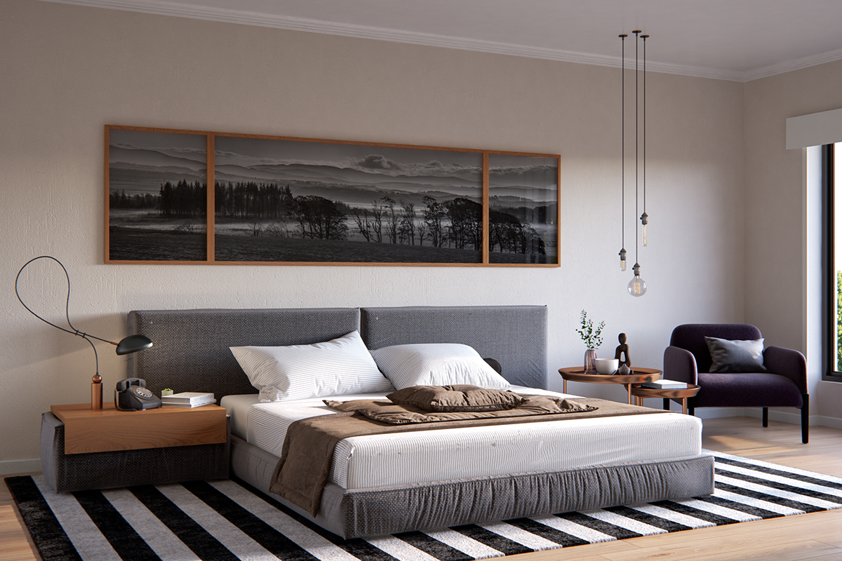 北欧 优雅 别致 卧室图片来自玉玲珑装饰在别致且优雅的北欧风公寓的分享