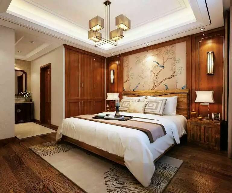 新中式 三居 收纳 客厅 餐厅 卧室图片来自日升装饰秋红在金辉世界城新中式的分享