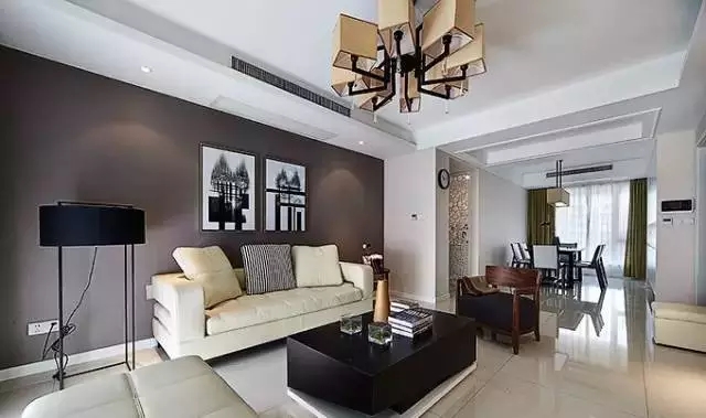 简约 现代 实创装饰 上海装修 整体家装 客厅图片来自上海实创-装修设计效果图在137平黑白灰现代简约风的分享