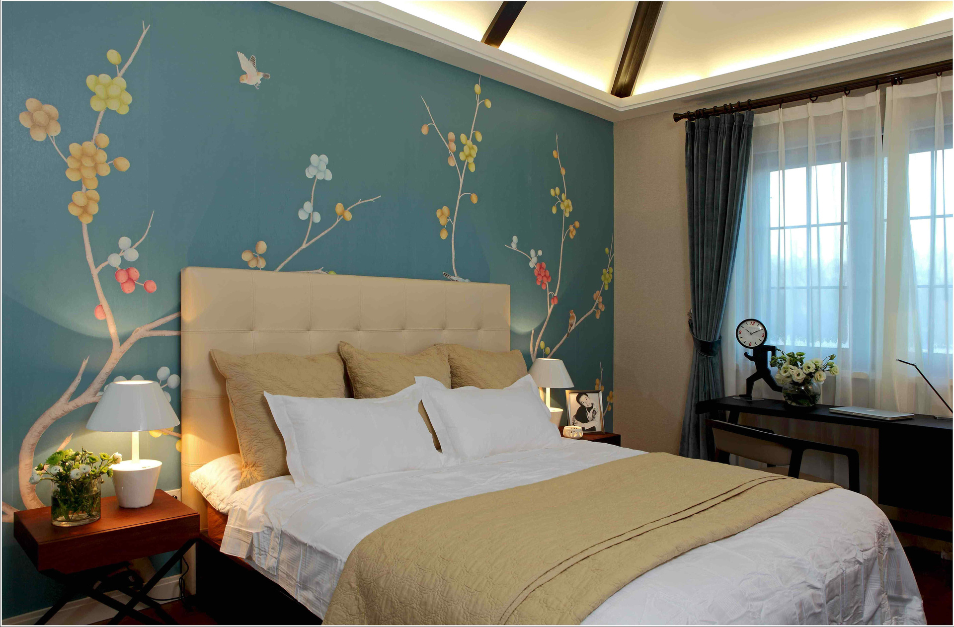卧室图片来自二十四城装饰重庆分公司在南山独栋的分享