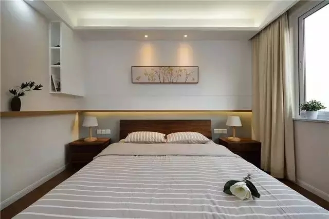简约 三居 卧室图片来自实创装饰上海公司在120㎡三居时髦又舒适的分享