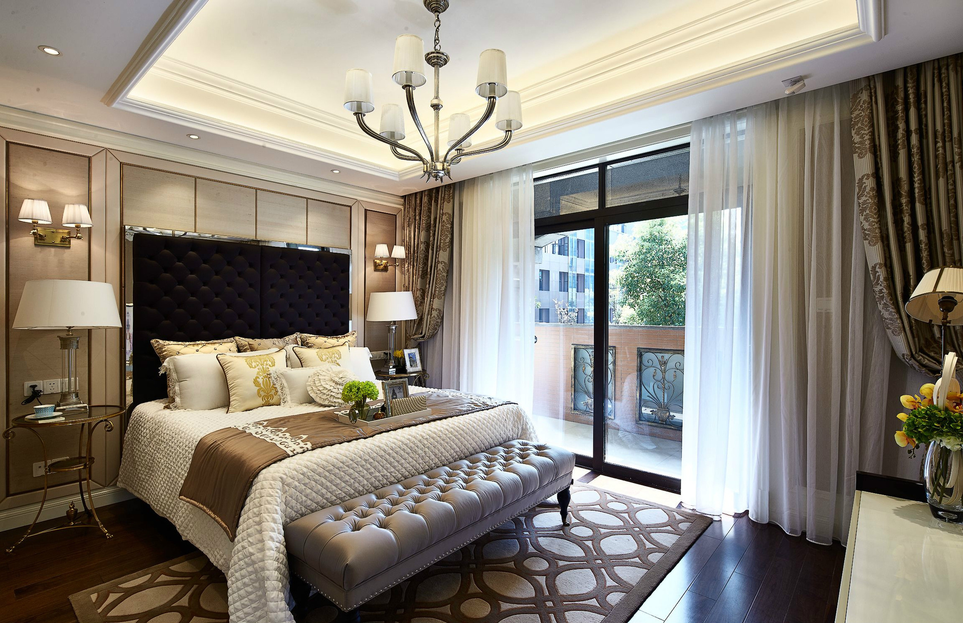 卧室图片来自二十四城装饰重庆分公司在北大资源博雅-4的分享