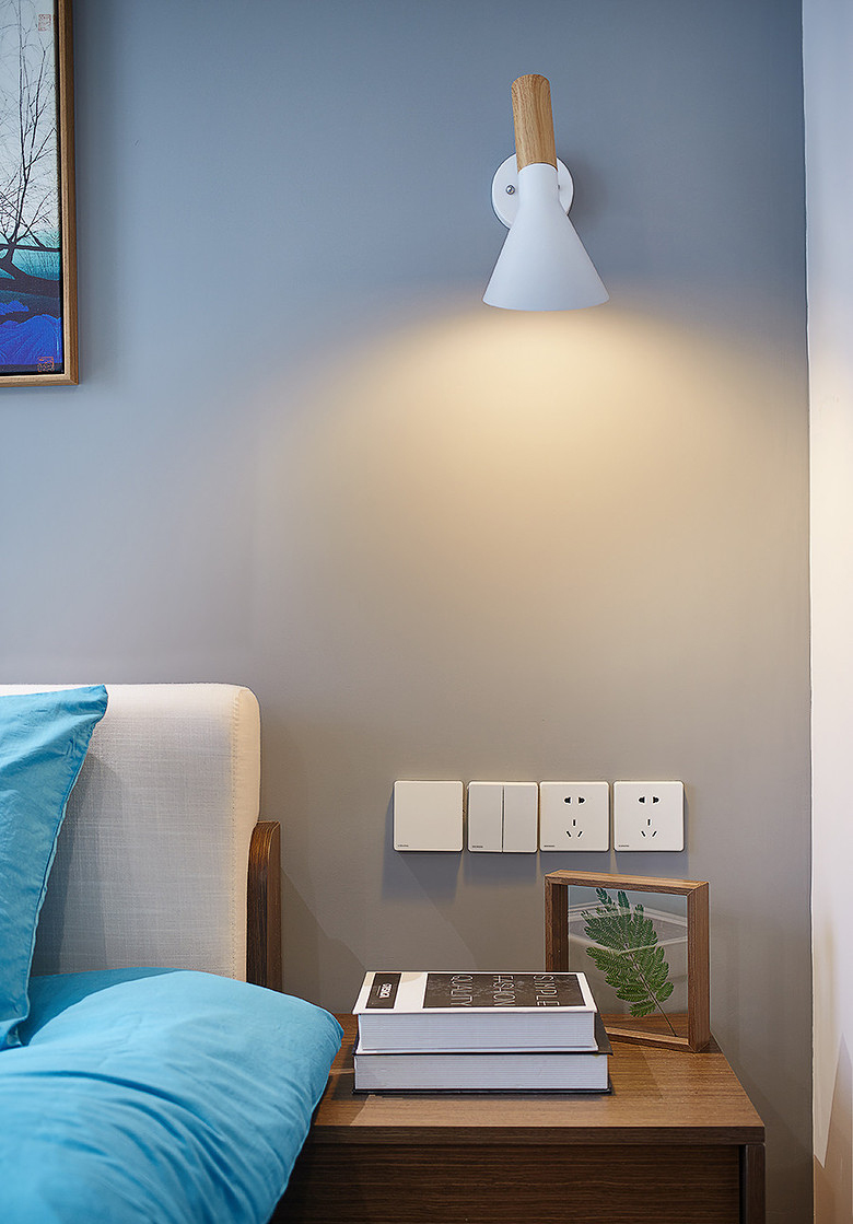 卧室图片来自家装大管家在明媚之选 89平现代北欧原木loft的分享