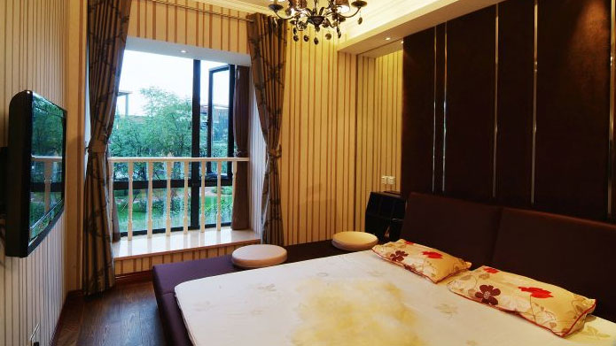 简约 现代 二居 白领 收纳 卧室图片来自北京高度国际---小吴在K2百合湾120㎡现代简约公寓的分享