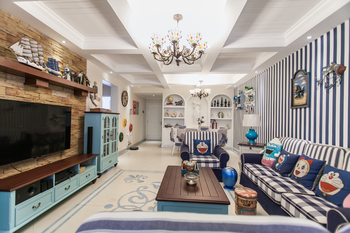 地中海 客厅图片来自四川岚庭装饰工程有限公司在210平神韵地中海的分享