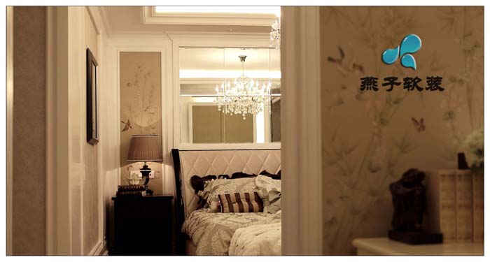 软装设计 新古典 卧室图片来自燕子软装在逸泉庄园的分享