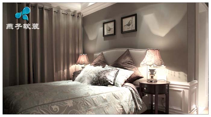 软装设计 新古典 卧室图片来自燕子软装在逸泉庄园的分享