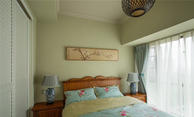 中式 企业家 一家三口 60后 卧室图片来自二十四城装饰重庆分公司在棕榈泉山顶别墅的分享
