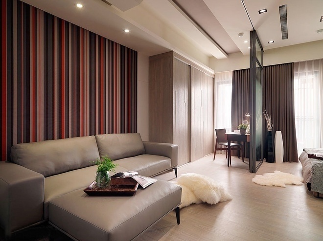 一居 单身公寓 80后 重庆装饰 客厅图片来自二十四城装饰重庆分公司在亚太商谷-2的分享