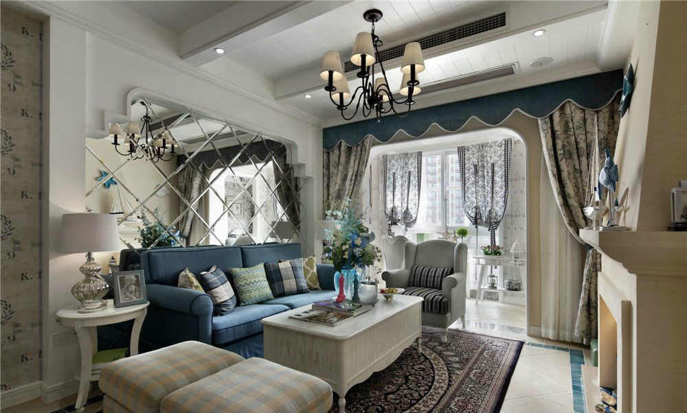 地中海 客厅图片来自上海倾雅装饰有限公司在奥园地中海风格的分享