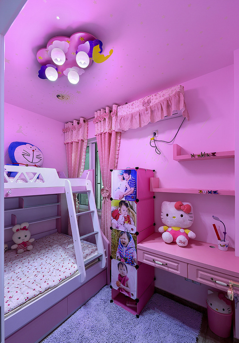 儿童房图片来自家装大管家在61平浪漫地中海风 小户型巧设计的分享