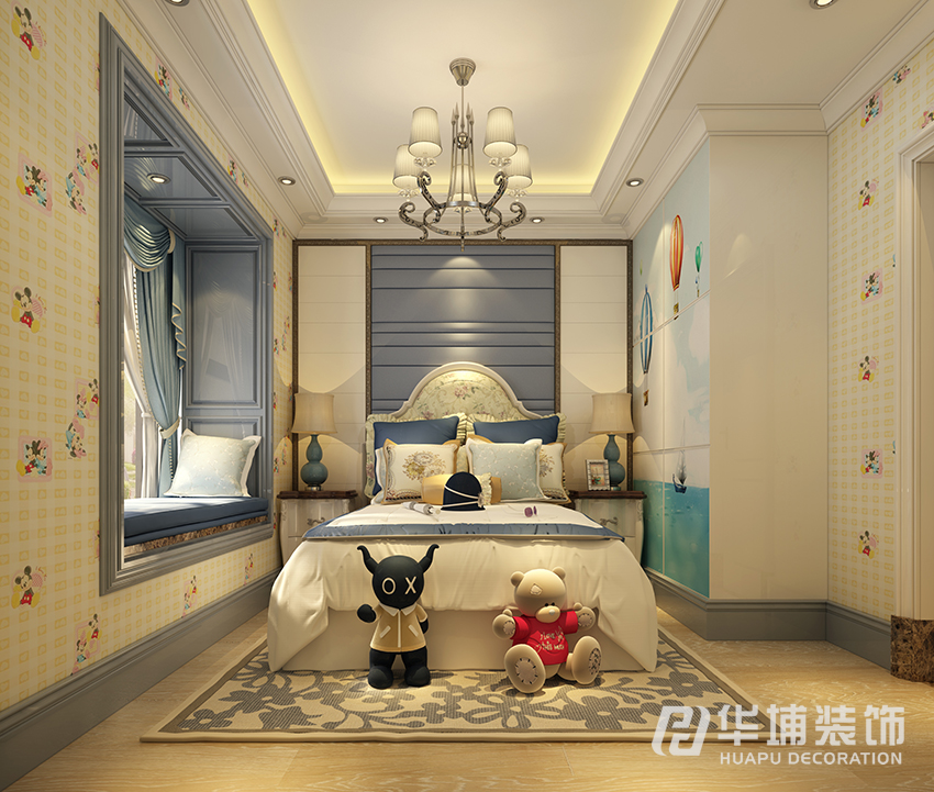 后现代 混搭 白领 80后 儿童房图片来自上海华埔装饰-laird在康平苑130平后现代混搭风的分享