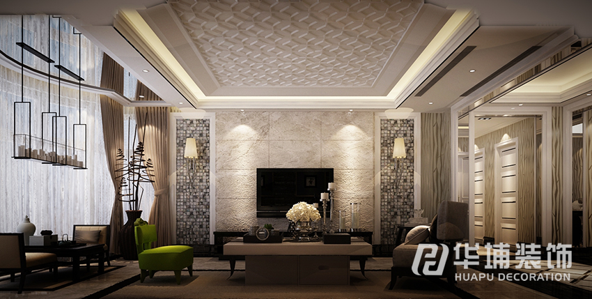 后现代 混搭 白领 80后 客厅图片来自上海华埔装饰-laird在康平苑130平后现代混搭风的分享
