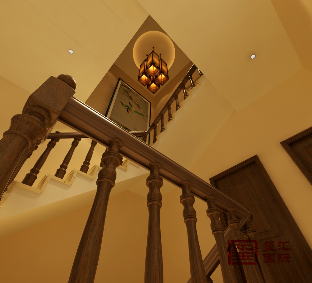 简约 别墅 现代 楼梯 楼梯图片来自河北玺汇国际装饰公司在恒大金碧天下246平别墅现代风格的分享