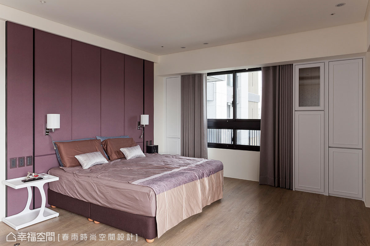 三居 欧式 现代 收纳 卧室图片来自幸福空间在198平跳脱风格框架温馨沉稳风范的分享