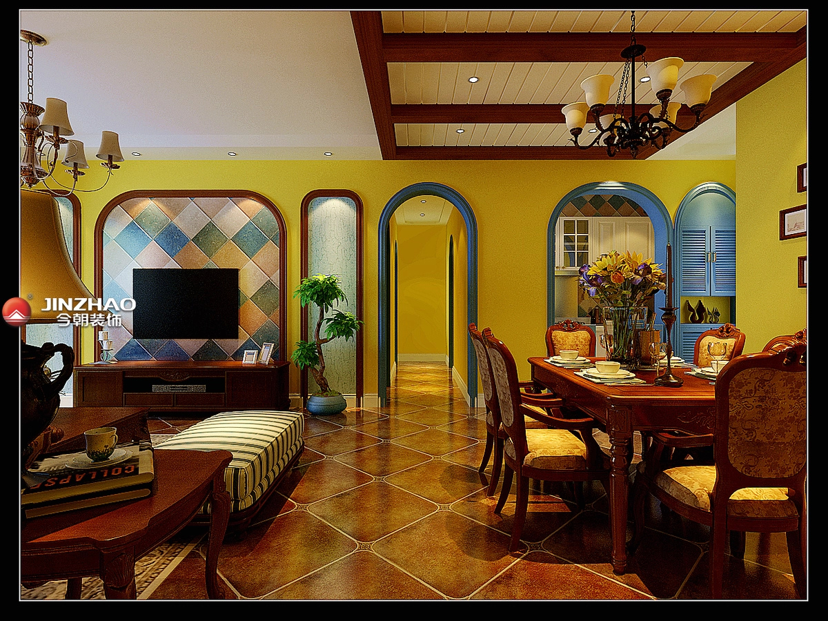 三居 客厅图片来自152xxxx4841在兰亭御湖城130平地中海的分享