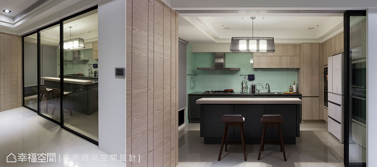 三居 欧式 现代 收纳 厨房图片来自幸福空间在198平跳脱风格框架温馨沉稳风范的分享