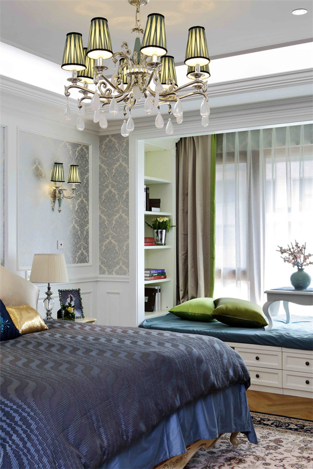 欧式 白领 卧室图片来自日升装饰公司在280平米简约欧式风格平层的分享