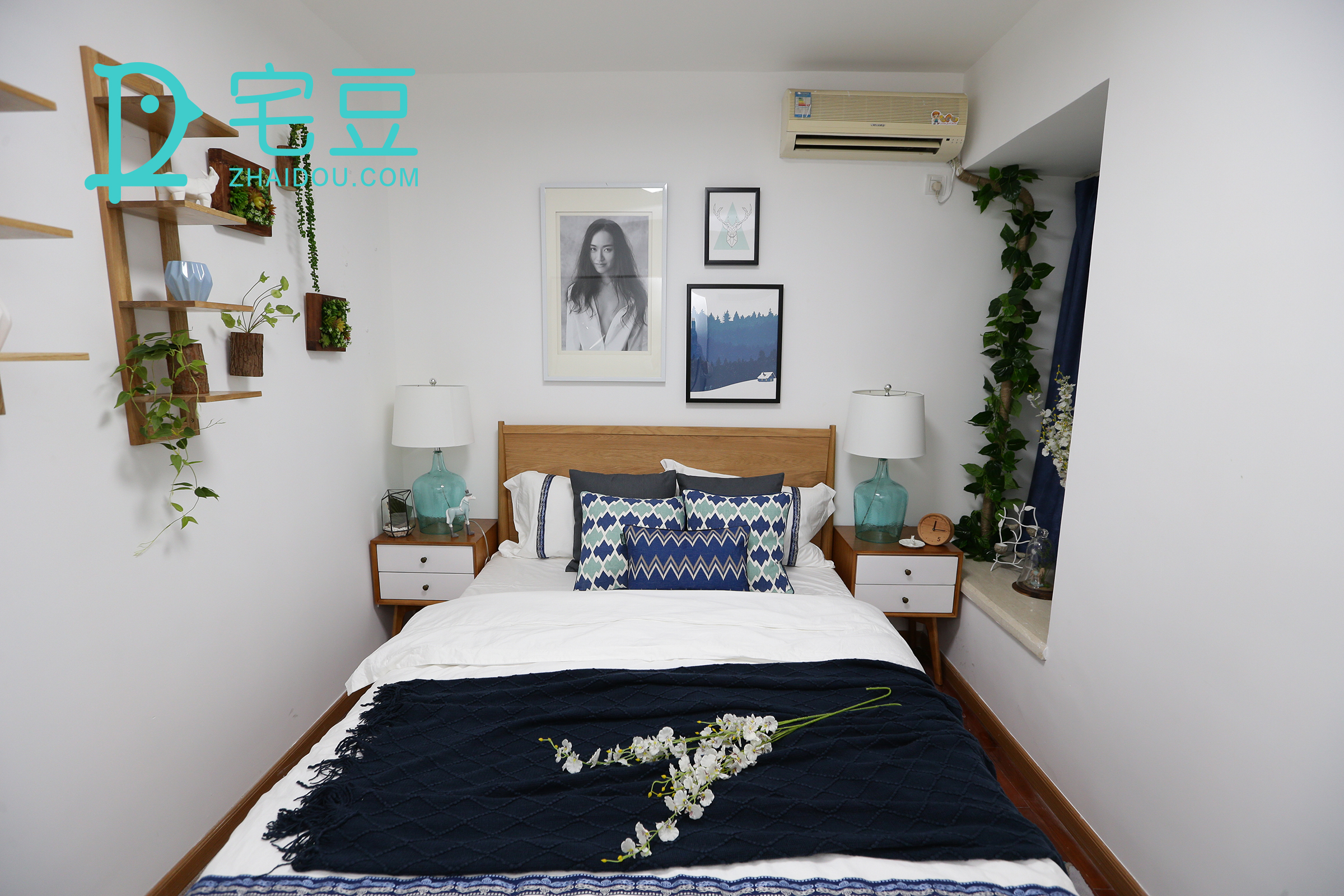 简约 旧房改造 卧室 舒缓 明亮图片来自宅豆在北欧风情卧室的分享