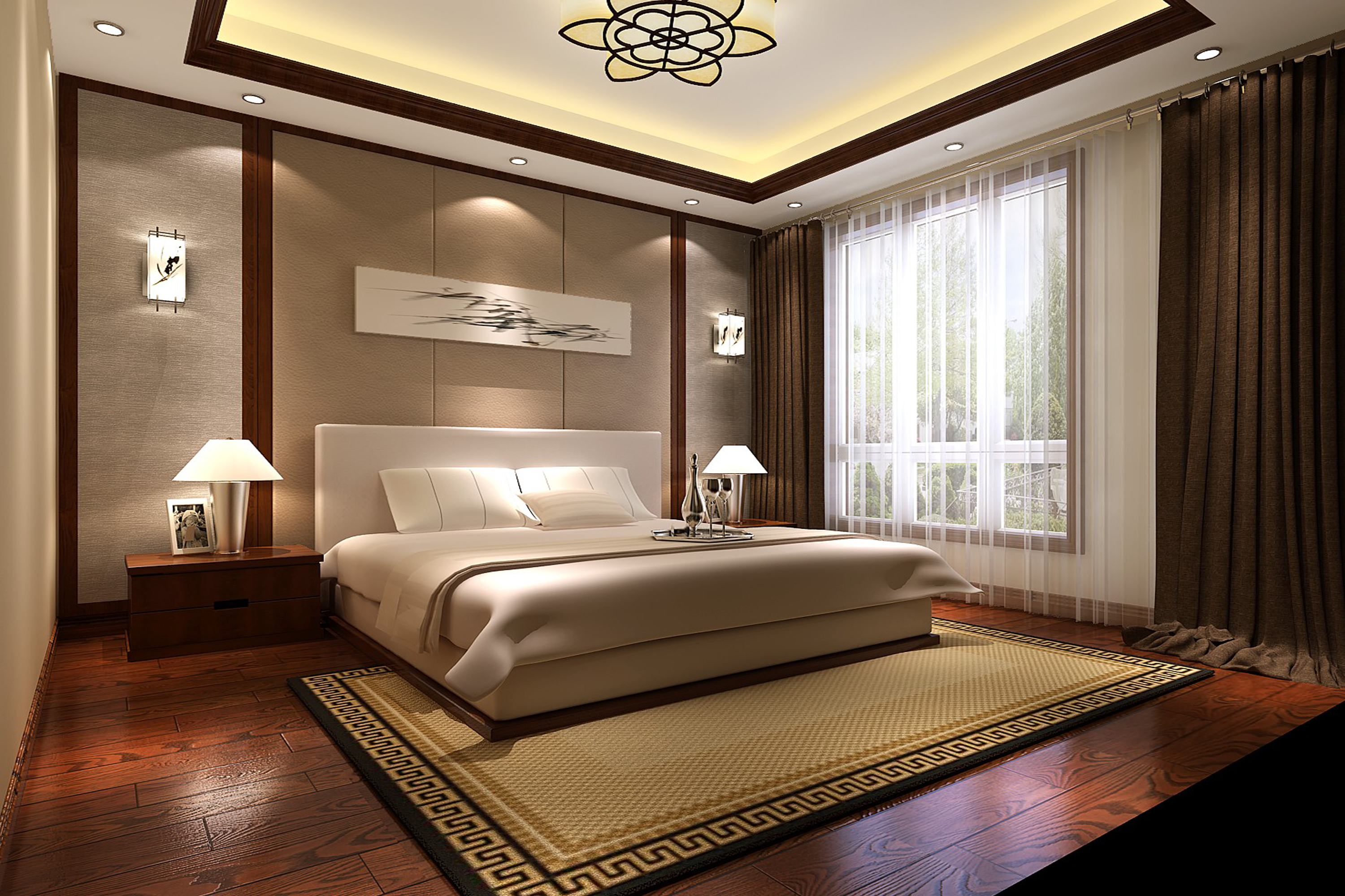 卧室图片来自JingYiPrize人居空间设计大赛在王峰-恒大金碧天下的分享