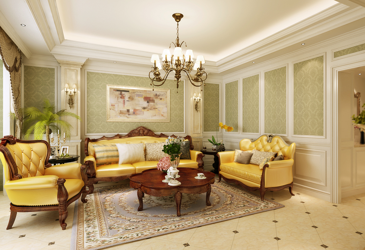 三居 客厅图片来自西安众意装饰智慧家居体验馆在180美式风格效果图的分享