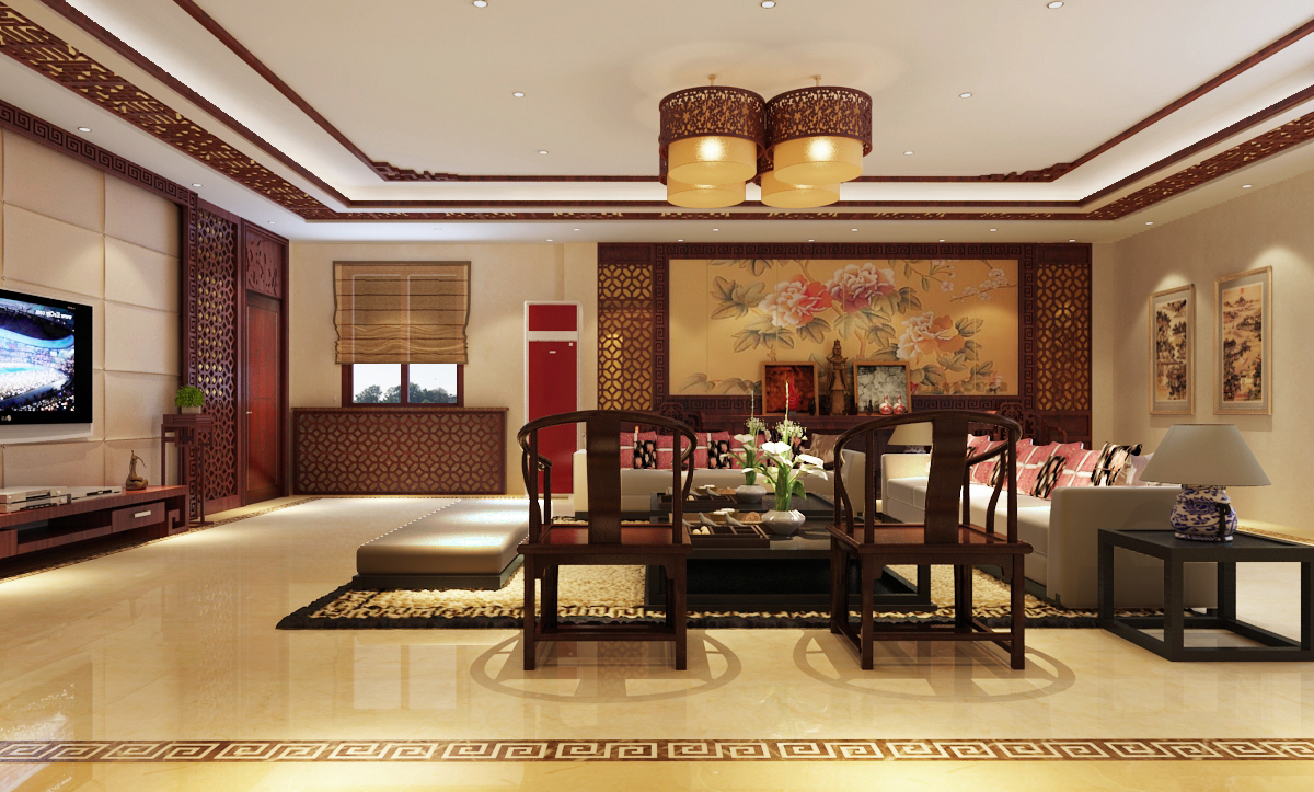 简约 欧式 混搭 别墅 旧房改造 白领 收纳 小资 二居 客厅图片来自北京居然元洲装饰在棉花城300平新中式案例的分享