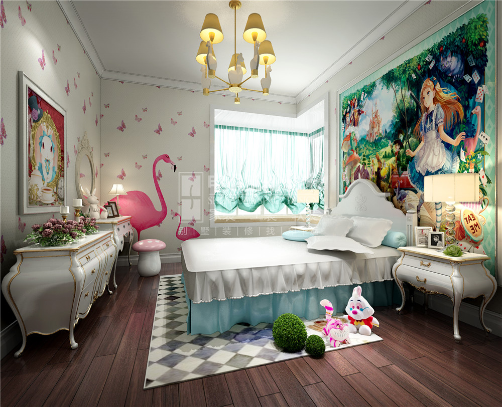 上海院子 别墅 欧式 申远 装修 设计 卧室图片来自申远-小申在上海院子 古典欧风的分享
